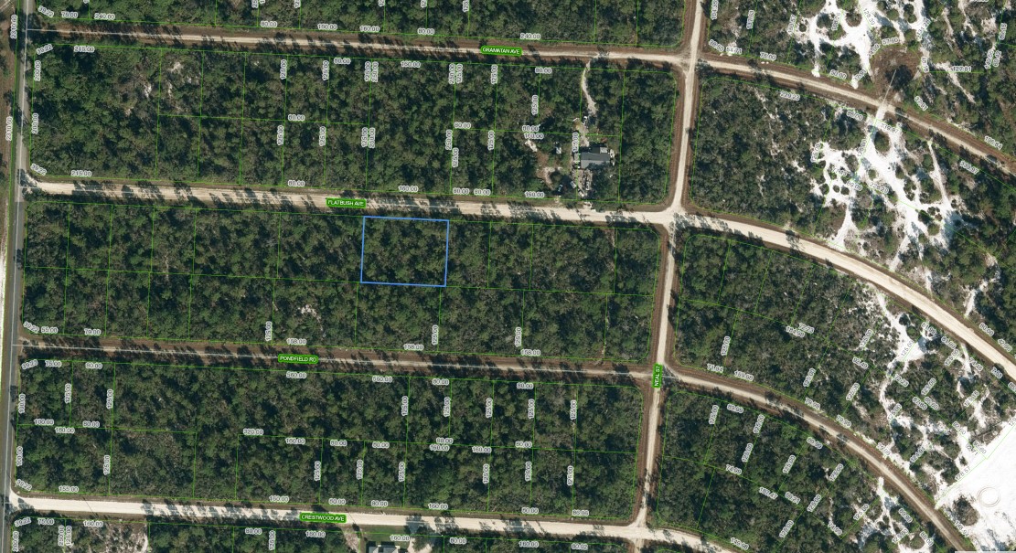 Lot For Sale LEISURE LAKES SO. OF MILLER Highlands FL 0.460 acres