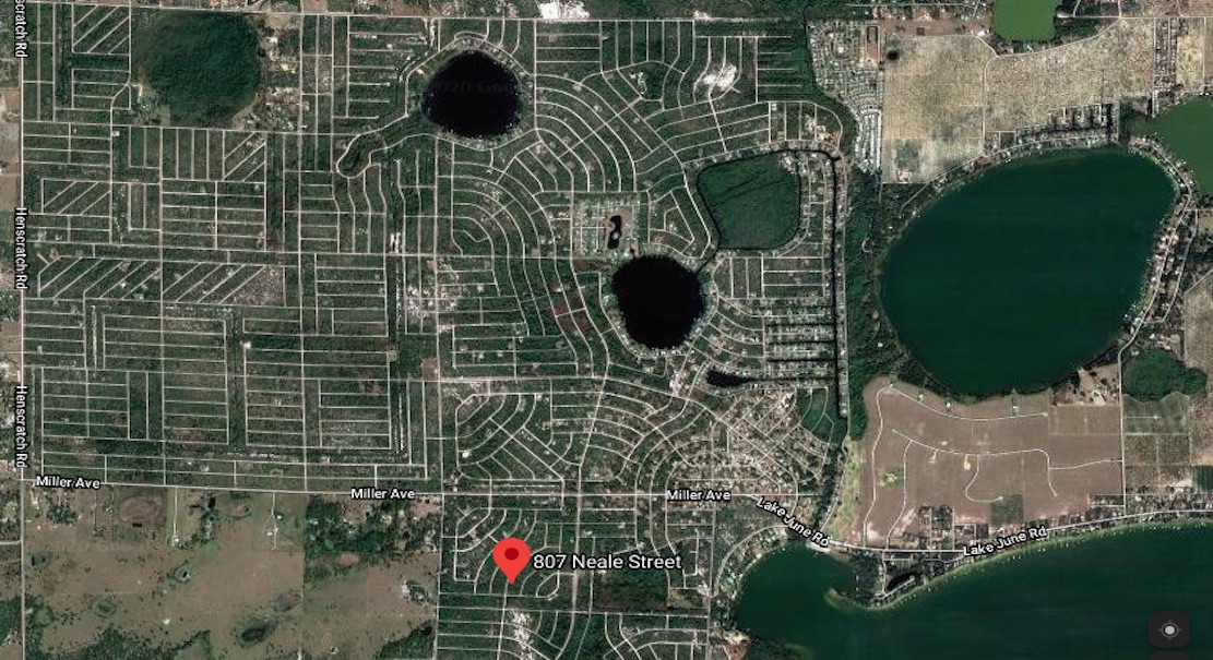 Lot For Sale LEISURE LAKES SO. OF MILLER D Highlands FL 0.430 acres