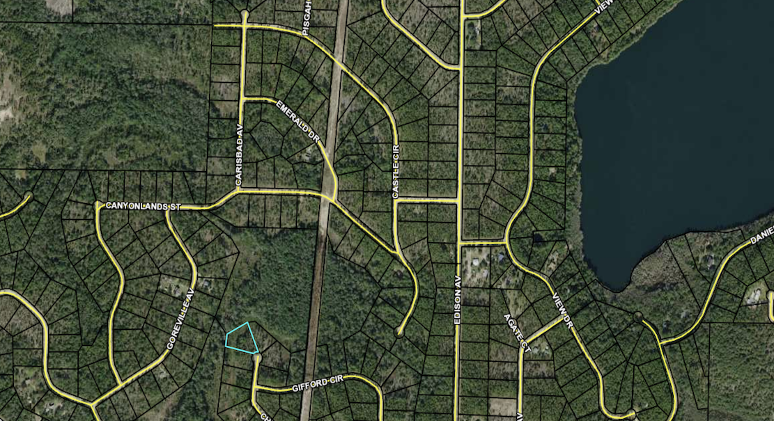 Lot For Sale Compass Lake Jackson FL 1.250 acres, ATV, Camping