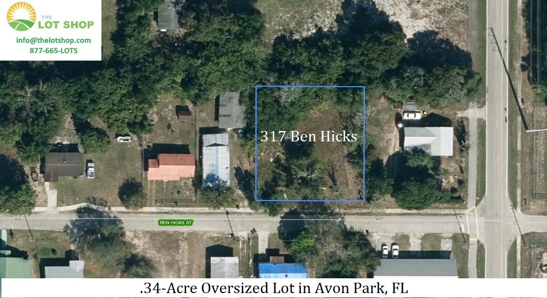 Lot For Sale Avon Parks Highlands FL 0.340 acres, Electric, Paved